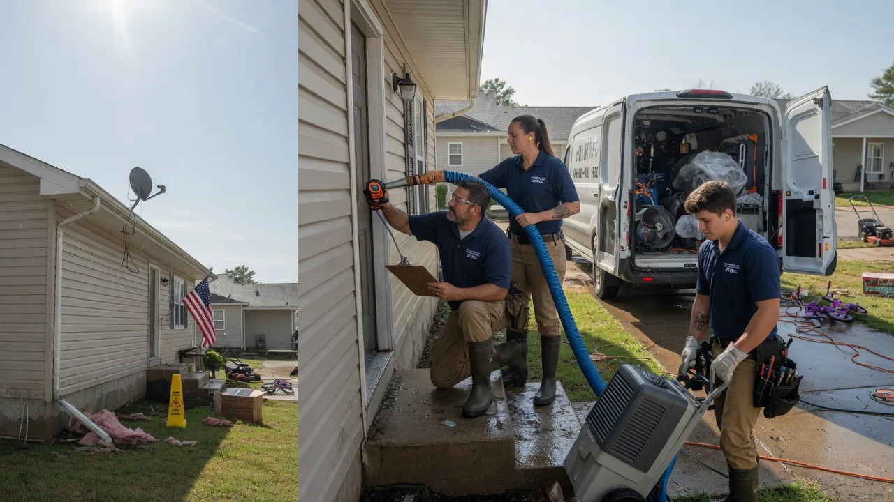 Ceiling Water Damage Restoration in Lake Station, IN near me
