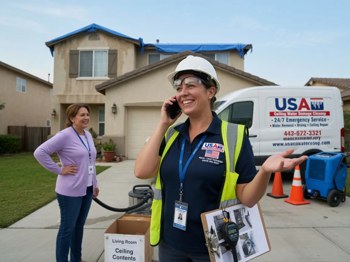 Ceiling Water Damage Restoration Lake Station, IN FAQs